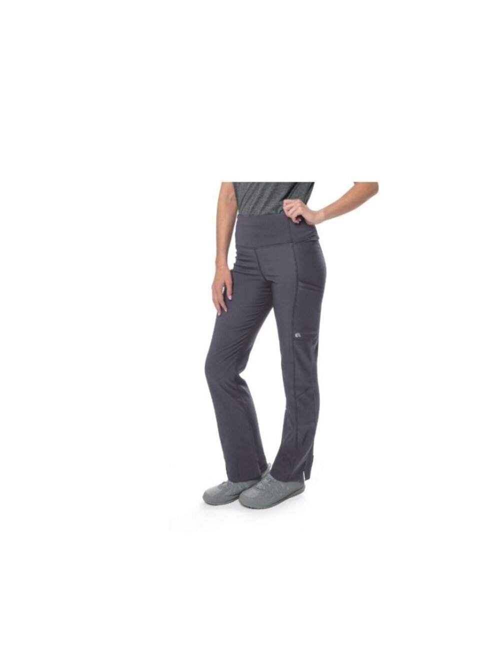 URBANE ALIGN waist slimming cargo women's scrub pants -MEDIUM PETITE -Gray